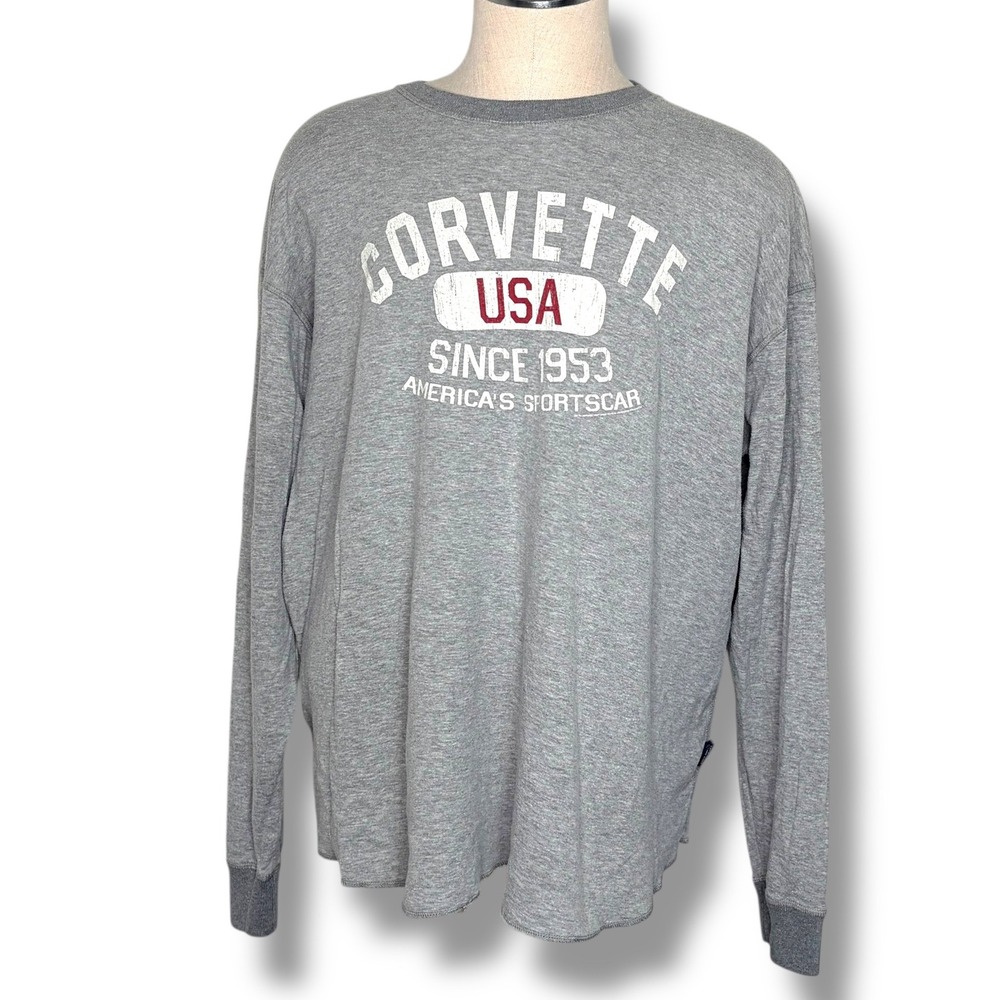 Camp David Corvette USA Reversible America Sportscar Long Sleeve Shirt‎ Men 2XL